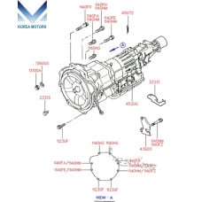 new transmission at-5 2wd 4wd hyundai starex h-1 1996-01